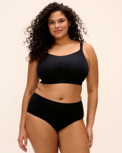 Elomi Downtime Non-Wired Bralette - Black Non-wired, non-padded soft bralette. 70-100, G/H - M/N EL301417-BLK