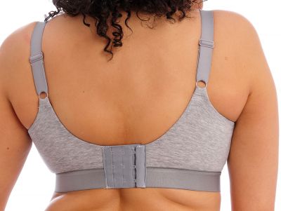 Elomi Downtime Non-Wired Bralette Grey Marl Non-wired, non-padded soft bralette. 70-100, G/H - M/N EL301417-GYL