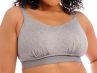 Elomi Downtime Non-Wired Bralette Grey Marl-thumb Non-wired, non-padded soft bralette. 70-100, G/H - M/N EL301417-GYL