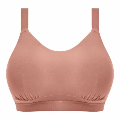 Elomi Downtime Non-Wired Bralette - Ash Rose Non-wired, non-padded soft bralette. 70-100, G/H - M/N EL301417-ASE