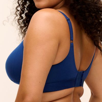 Elomi Downtime Non-Wired Bralette - French Navy Non-wired, non-padded soft bralette. 70-100, G/H - M/N EL301417-FRY