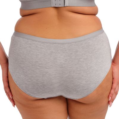 Elomi Downtime Short - Grey Marl Mid-rise hipster short to match your Downtime bralette. M-4XL EL301480-GYL