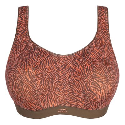 PrimaDonna Dromeas UW Sports Bra Golden Shadow Underwired sports bra with racerback option 70-95, D-H 6000610-GSH