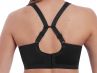 Freya Active Dynamic Non Wired Sports Bra Jet-thumb Non-wired, non-padded soft cup sports bra with racerback J-hook. 65-90, D-M AC4014-JET