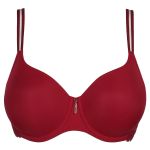 East End Padded Heart Shape Bra Red Boudoir
