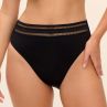 Fantasie East Hampton High Waist Bikini Brief - Black-thumb High Waist bikini brief with ladder detail at front. S-2XL FS502878-BLK
