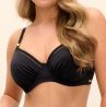 Fantasie East Hampton UW Full Cup Bikini Top - Black-thumb Underwired, non-padded full cup bikini top. 70-100, D-M FS502801-BLK