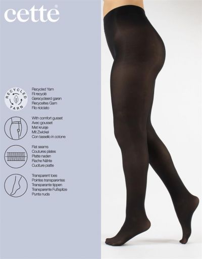 Cette Eco Pantyhose Black 50 den  S-4XL 705-12-902