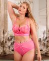 Playful Promises Eddie Crossover UW Bra Neon Pink-thumb Underwired non-padded balcony bra. 70-105 D-K PP-3144-NP