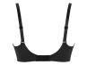 Panache Elan Luxe Plunge Bra Noir-thumb Underwired, padded plunge bra with strapping detail. 60-85, D-H 10676-NOR