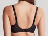 Panache Elan Luxe Plunge Bra Noir-thumb Underwired, padded plunge bra with strapping detail. 60-85, D-H 10676-NOR