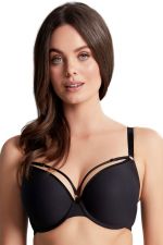 Elan Luxe Plunge Bra Noir