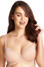 Eleanor Wired Spacer Nursing Bra Latte