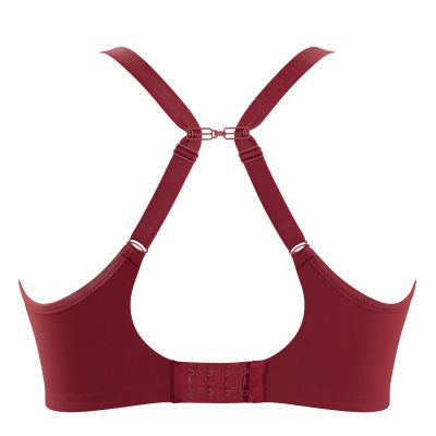 Sculptresse by Panache Elegance UW Moulded Spacer Bra Mineral Red Underwired, moulded spacer bra 75-100, D-HH 10401-MIN