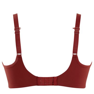 Sculptresse by Panache Elegance UW Moulded Spacer Bra Mineral Red Underwired, moulded spacer bra 75-100, D-HH 10401-MIN