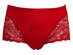 Lace Cheeky Brief Red