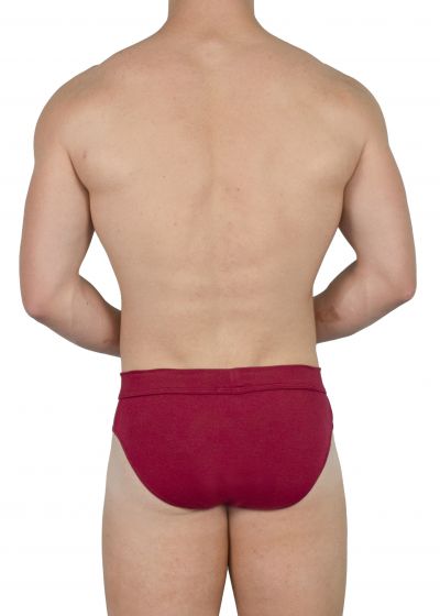 Obviously EliteMan Brief Maroon Brief 90% Lenzing MicroModal, 10% Lycra <br> S-XL F02-1L