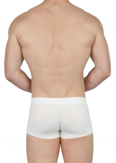 Obviously EliteMan Trunk White Trunk 90% Lenzing MicroModal, 10% Lycra <br> S-XL F03-1N