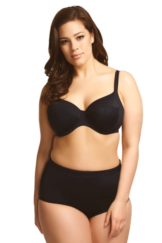 Elomi Essentials Swim Bra Black by Elomi Lumingerie bras and