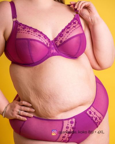 Elomi Matilda Full Brief Hollyhock Daisy  M/40 - 4XL/50 EL8906-HOC