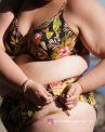 Elomi Tiger Valley UW Plunge Bikini Bra Black-thumb Underwired plunge bikini bra. 75-100, F-M ES802302-BLK