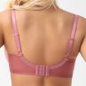 Gorsenia Elora UW Soft Bra - Pink Summer-thumb Underwired, non-padded bra mesh bra with floral embroidery. 65-95, D-M G028