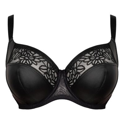 Curvy Kate Enchant UW Full Cup Bra Black Pleather Underwired, non-padded full cup bra. 65-105, E-O CK-097102-BLK