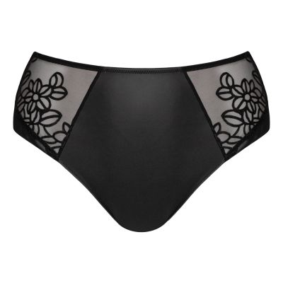 Curvy Kate Enchant High Waist Brief Black Pleather High waist briefs. S/34-36 - 2XL/50 CK-097208-BLK
