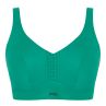 Panache Sport 5022 Endurance UW Non-Padded Sports Bra Green-thumb Underwired, non-padded sports bra with racer back option. 60-90, D-M 5022-GRN