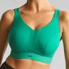 Panache Sport 5022 Endurance UW Non-Padded Sports Bra Green-thumb Underwired, non-padded sports bra with racer back option. 60-90, D-M 5022-GRN