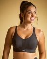 Panache Sport Endurance UW Non-Padded Sports Bra Black-thumb Underwired, non-padded sports bra with racer back option. 60-90, D-M 5022-BLK