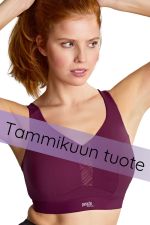 5022B Endurance UW Non-Padded Sports Bra Berry