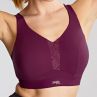 Panache Sport 5022B Endurance UW Non-Padded Sports Bra Berry-thumb Underwired, non-padded sports bra with racer back option. 60-90, D-M 5022B-BER