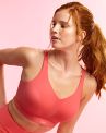Panache Sport Endurance UW Non-Padded Sports Bra - Grapefruit-thumb Underwired, non-padded sports bra with racer back option. 60-90, D-M 5022-GRA