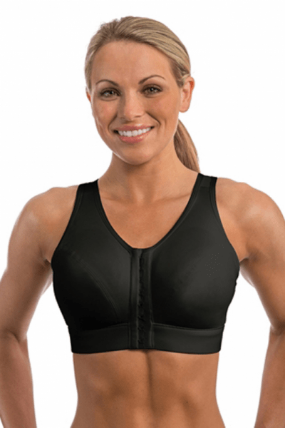 Enell Enell Lite Sports Bra Black Non-wired sports bra with front closure 00-8 NL-101-010