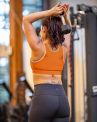 Enell Enell High Impact Sports Bra Pumpkin Spice-thumb Non-wired sports bra with front closure. 00-8 NL-100-800/PUS