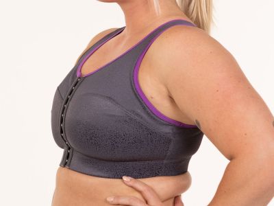 Enell Enell Sports Bra Purple Reign Non-wired sports bra with front closure 00-8 NL-100-521-AW21
