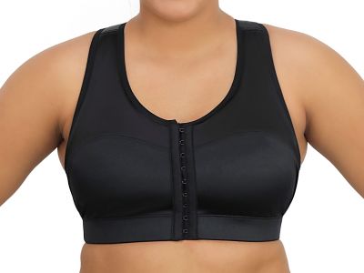 Enell Enell Racer Back Sports Bra Black Non-wired sports bra with front closure 00-8 NL-102-010