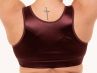 Enell Enell Sports Bra Burgundy-thumb Non-wired sports bra with front closure 00-8 NL-100-602