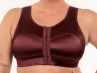 Enell Enell Sports Bra Burgundy-thumb Non-wired sports bra with front closure 00-8 NL-100-602