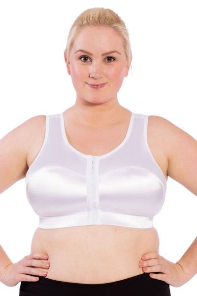 Enell Enell High Impact Sports Bra White Non-wired sports bra with front closure 00-8 NL-100-100