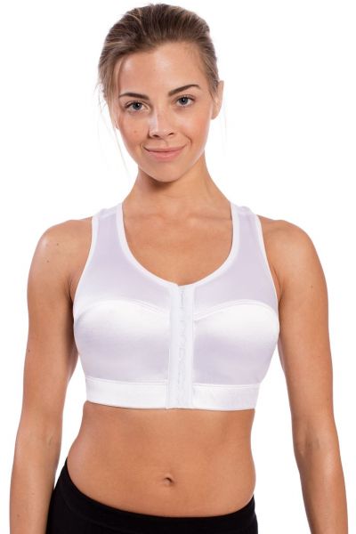 Enell Enell High Impact Sports Bra White Non-wired sports bra with front closure 00-8 NL-100-100
