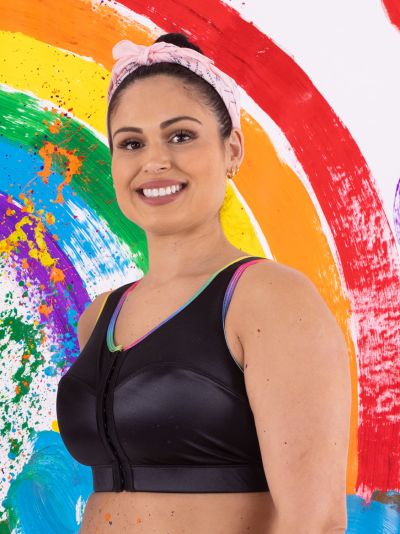 Enell Enell Sports Bra Pride Non-wired sports bra with front closure 00-8 NL-100-011-SS22