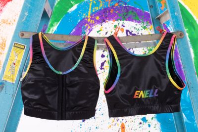 Enell Enell Sports Bra Pride Non-wired sports bra with front closure 00-8 NL-100-011-SS22