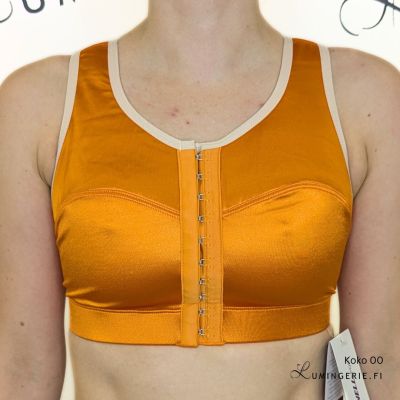 Enell Enell High Impact Sports Bra Pumpkin Spice Non-wired sports bra with front closure. 00-8 NL-100-800/PUS