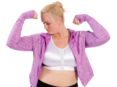 Enell Enell High Impact Sports Bra White Non-wired sports bra with front closure 00-8 NL-100-100