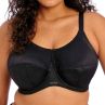 Elomi Energise UW NP Sports Bra Black-thumb Underwired non-padded sports bra 70-100, D-O EL8041-BLK