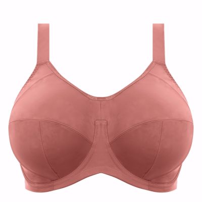 Elomi Energise UW NP Sports Bra - Rosewood Underwired non-padded sports bra. 70-100, D-O EL8041-ROW