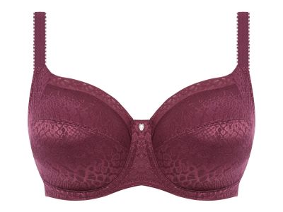 Fantasie Envisage Soft Side Support Bra Mulberry Underwired, unpadded side support bra 65-90, D-L FL6911-MUY