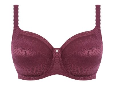 Fantasie Envisage Soft Side Support Bra Mulberry Underwired, unpadded side support bra 65-90, D-L FL6911-MUY